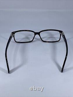 EMPORIO ARMANI EA9594 086 Italy Brown Tortoise/Silver Eyeglasses Frame 55-14-140