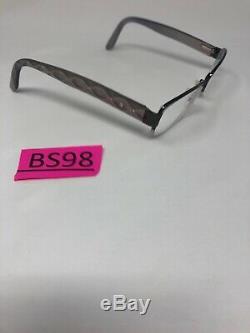 ESCADA VES765S COL. 0568 Eyeglasses Frame Italy Half Rim 52-17-140 Silver BS98