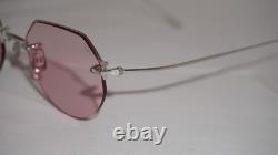 EYEVAN New Sunglasses Antique Silver Half Rim Pink 7285 189 C812 48 23 147