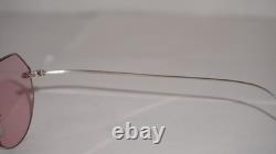 EYEVAN New Sunglasses Antique Silver Half Rim Pink 7285 189 C812 48 23 147