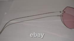 EYEVAN New Sunglasses Antique Silver Half Rim Pink 7285 189 C812 48 23 147