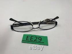 Elizabeth Arden EA1055-1 52-17-130 Black Silver Flex Hinge Full Rim EE29