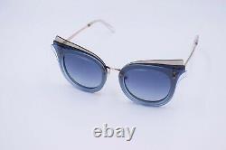 Emilio Pucci Blue Cat Eye Sunglasses Frame 66-15-140 NWT