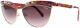 Emilio Pucci Ep 10 75y Pink Gold Plastic Cat Eye Sunglasses 61-15-135 Ep0010