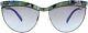Emilio Pucci Ep 10 89w Blue White Plastic Cat Eye Sunglasses 61-15-135 Ep0010