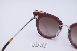 Emilio Pucci EP 104 Purple Silver 80T Cat Eye Sunglasses Frame 66-15-140 EP0104