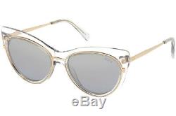 Emilio Pucci EP 108 Clear Gold 27X Cat Eye Sunglasses Frame 57-17-145 EP0108