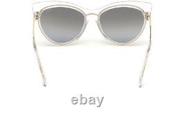 Emilio Pucci EP 108 Clear Gold 27X Cat Eye Sunglasses Frame 57-17-145 EP0108