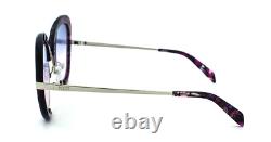 Emilio Pucci EP 115 Purple Silver 54W Cat Eye Sunglasses Frame 55-23-140 EP 115