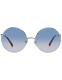 Emilio Pucci Ep 117 16w Silver Semi Rim Round Sunglasses Frame 61-18-135