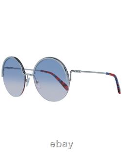 Emilio Pucci EP 117 16W Silver Semi Rim Round Sunglasses Frame 61-18-135
