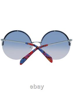 Emilio Pucci EP 117 16W Silver Semi Rim Round Sunglasses Frame 61-18-135