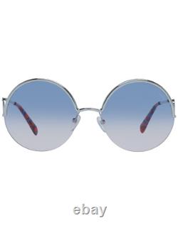 Emilio Pucci EP 117 16W Silver Semi Rim Round Sunglasses Frame 61-18-135 SD