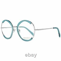 Emilio Pucci EP 5089 Women Blue Optical Frame Plastic Full Rim Round Eyeglasses