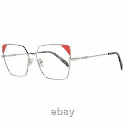 Emilio Pucci EP 5111 Women Silver Optical Frame Metal Full Rim Oval Eyeglasses