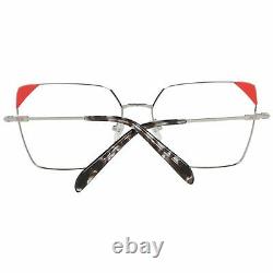 Emilio Pucci EP 5111 Women Silver Optical Frame Metal Full Rim Oval Eyeglasses