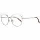 Emilio Pucci Ep 5123 Women Silver Optical Frame Metal Oval Full Rim Eyeglasses