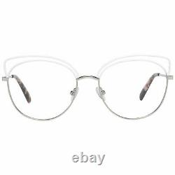 Emilio Pucci EP 5123 Women Silver Optical Frame Metal Oval Full Rim Eyeglasses