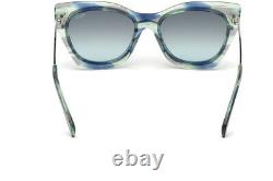 Emilio Pucci EP109 Green Multi Color Mix 92W Cat Eye Sunglasses 55-19-145 EP0109