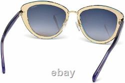 Emilio Pucci EP11 92B Purple Multi Color Cat Sunglasses Frame 56-19-135 EP0011