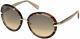 Emilio Pucci Ep12 20b Black Multi Color Round Sunglasses Frame 57-19-135 Ep0012