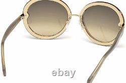 Emilio Pucci EP12 20B Black Multi Color Round Sunglasses Frame 57-19-135 EP0012