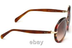 Emilio Pucci EP12 77F Red Multi Colored Round Sunglasses Frame 57-19-135 EP0012