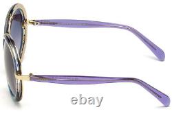Emilio Pucci EP12 92B Purple Multi Color Round Sunglasses Frame 57-19-135 EP0012