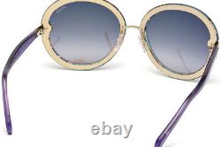 Emilio Pucci EP12 92B Purple Multi Color Round Sunglasses Frame 57-19-135 EP0012