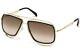 Emilio Pucci Ep3 05g Mirrored Gold Aviator Sunglasses Frame 58-15-135 Ep0003 Sun