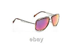 Emilio Pucci EP3 74Z Mirrored Silver Aviator Sunglasses Frame 58-15-135 EP0003