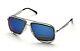 Emilio Pucci Ep3 89x Blue Mirrored Silver Aviator Sunglasses 58-15-135 Ep0003