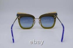 Emilio Pucci Green Cat Eye Sunglasses Frame 66-15-140 NWT