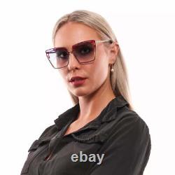 Emilio Pucci Women Silver Sunglasses Metal Gradient Square Full Rim Eyeglasses