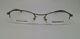 Emporio Armani Ea9080 Silver Gt7 Metal Semi Rim Eyeglasses Frame 47-19-135 Italy