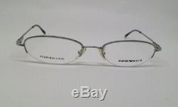 Emporio Armani EA9172 Silver 3A2 Metal Semi Rim Eyeglasses Frame 49-18-135 Italy