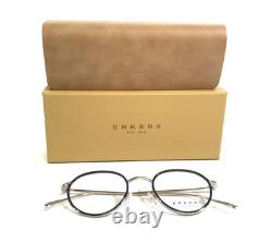 Erkers 1879 Eyeglasses Frames VANITA PARK SILVER Blue Round Full Rim 45-20-140