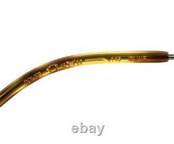 Erkers Eyeglasses Frames DOVER OLIVE Silver Round Titanium Full Rim 48-28-148