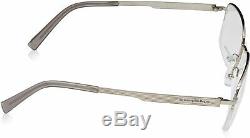 Ermenegildo Zegna EZ 5025 015 Ruthenium Titanium Semi Rim Eyeglasses 57-18-145