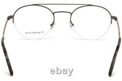 Ermenegildo Zegna EZ 5131 008 Ruthenium Semi Rim Aviator Eyeglasses 51-22-145