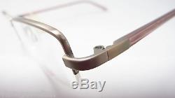 Eschenbach Stable Titanflex-Brille half Rim Elastic Silver Brown