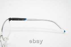 Etnia BARCELONA MONS Glasses Half-Rim New Silver Black Blue Transparent