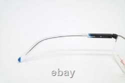 Etnia BARCELONA MONS Glasses Half-Rim New Silver Black Blue Transparent