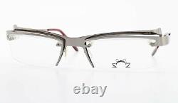 Eye'Dc Glasses Spectacles Mod. V585 028 51-21 120 Metal half Rim Silver Flexi