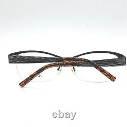 Eyeglasses Black Nylor Half Rim JF REY JF2472 Optical Frame Men