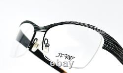 Eyeglasses Black Nylor Half Rim JF REY JF2472 Optical Frame Men