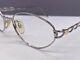 Eyeglasses Frames Woman Round Oval Silver Full Rim Vintage 90s 3533 Cat Eye