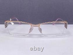 Eyeglasses Frames woman Brown Silver Half-Rim Metal 4170 Germany