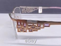 Eyeglasses Frames woman Brown Silver Half-Rim Metal 4170 Germany