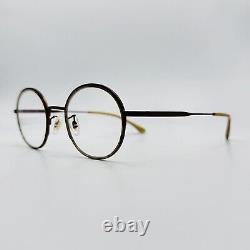 Eyeglasses Men Women Round Brown Mother of Pearl by Caroline Abram COMO 2